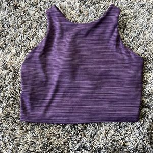 Athleta crop tank w/built in bra.